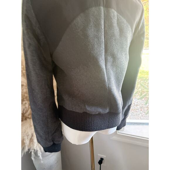 BCBGMaxAzria Wool Military Jacket Size XS Gray Double Breasted Coat - Picture 9 of 10